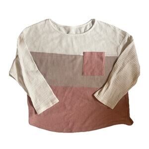 Shein Curve Waffle Knit Sweater Women's 2XL Pink